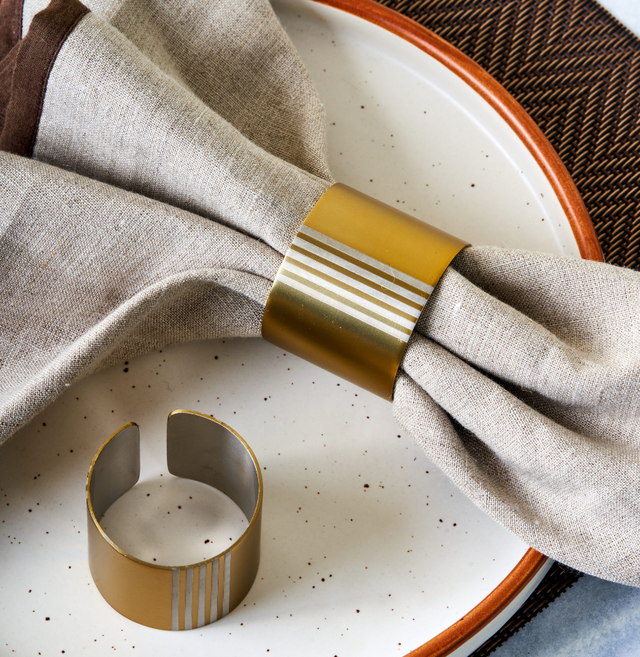 Decoline - Gold Napkin Rings