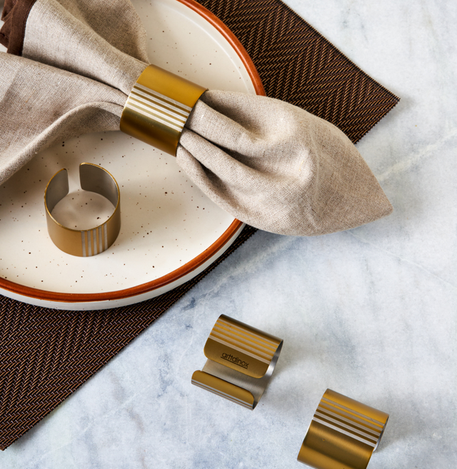 Decoline - Gold Napkin Rings
