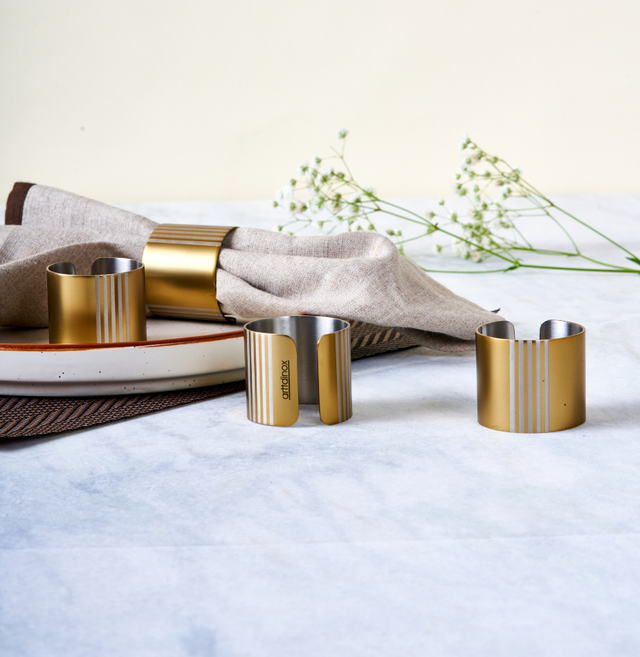 Decoline - Gold Napkin Rings