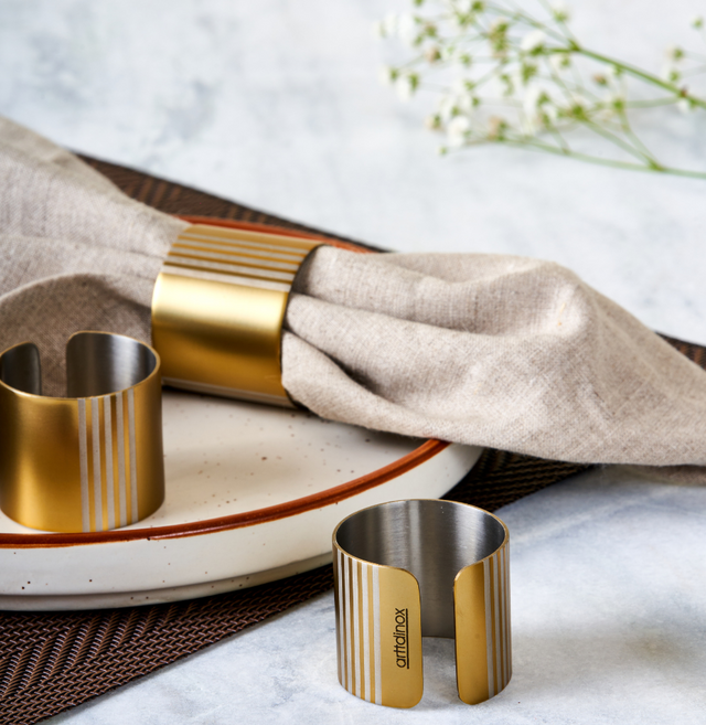 Decoline - Gold Napkin Rings