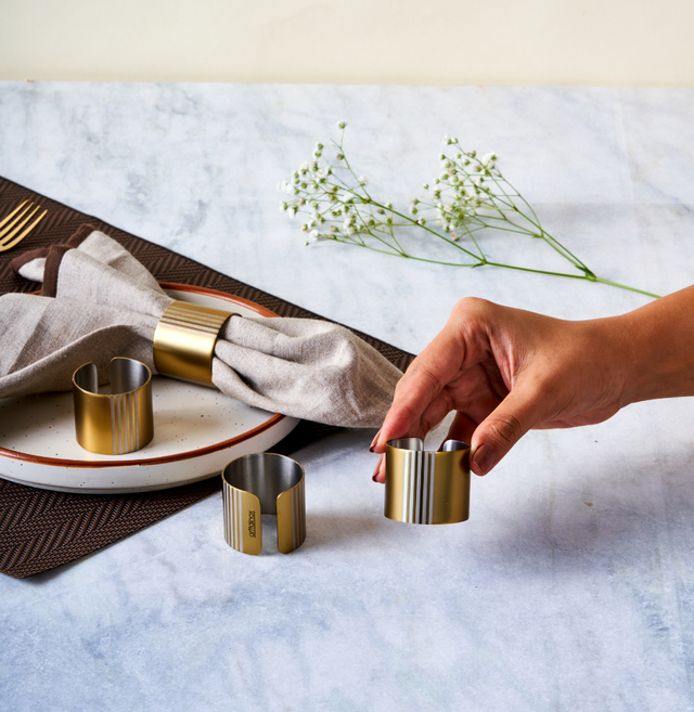 Decoline - Gold Napkin Rings