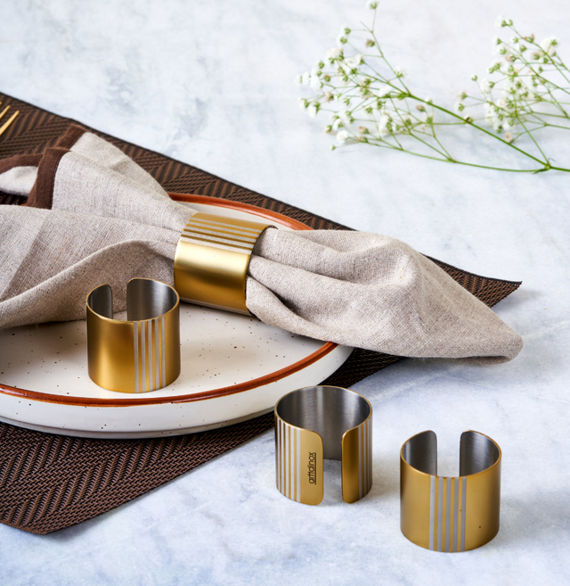 Decoline - Gold Napkin Rings