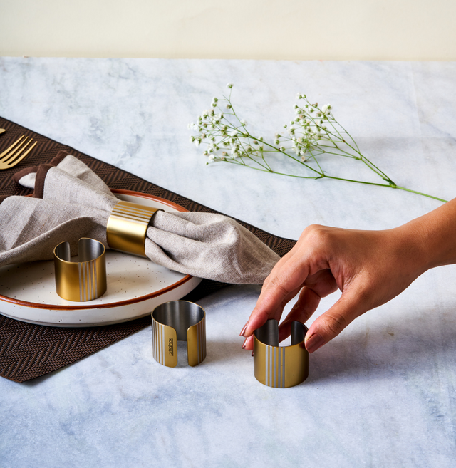 Decoline - Gold Napkin Rings