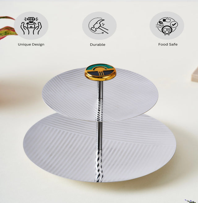 Deco Two Tier Platter