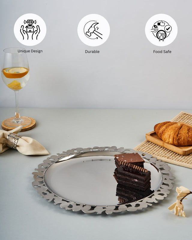 Burano Plate - Steel