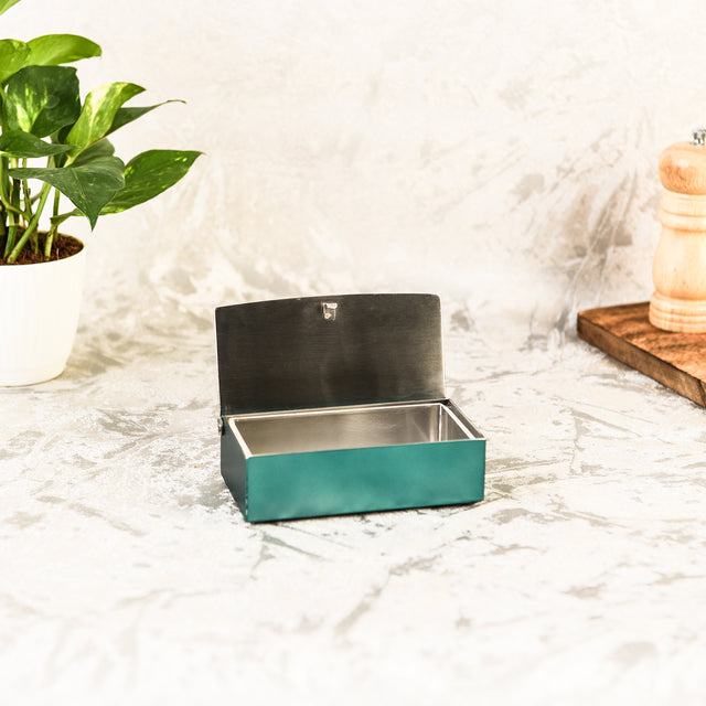 Inline Rectangle Box | S | 135X75 | Weave Green