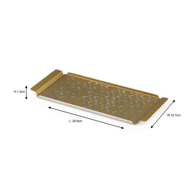 Ikat Tray | Gold