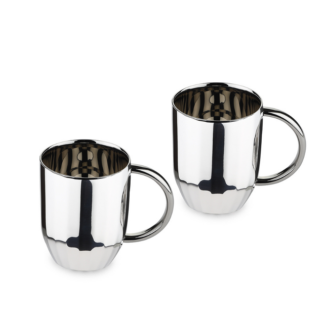 Dome Luxury Stainless Steel Coffee Mugs