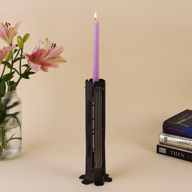 Art Deco Candle cum Bud Vase PU