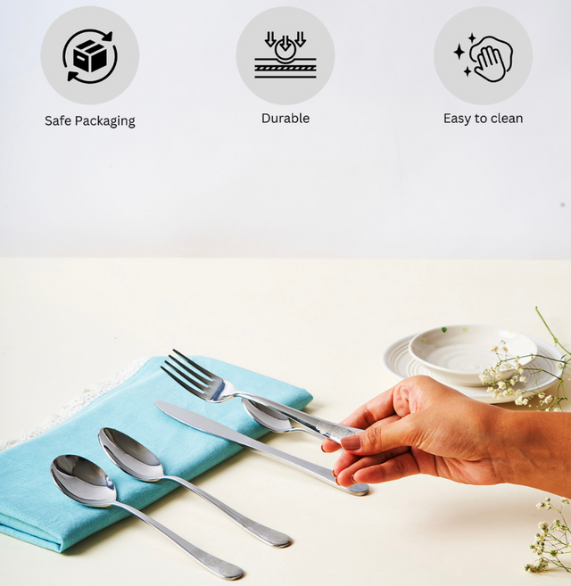 Eden Luxury Cutlery Set of 30
