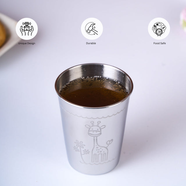 Carnival Giraffe Stainless Steel Tumbler