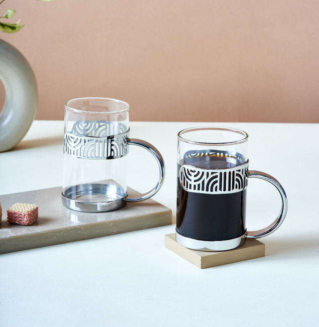 Lattice Mug Set of 2