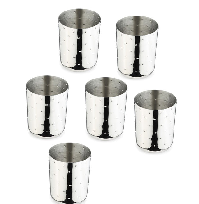 Polka Stainless Steel Tumbler | Set of 6