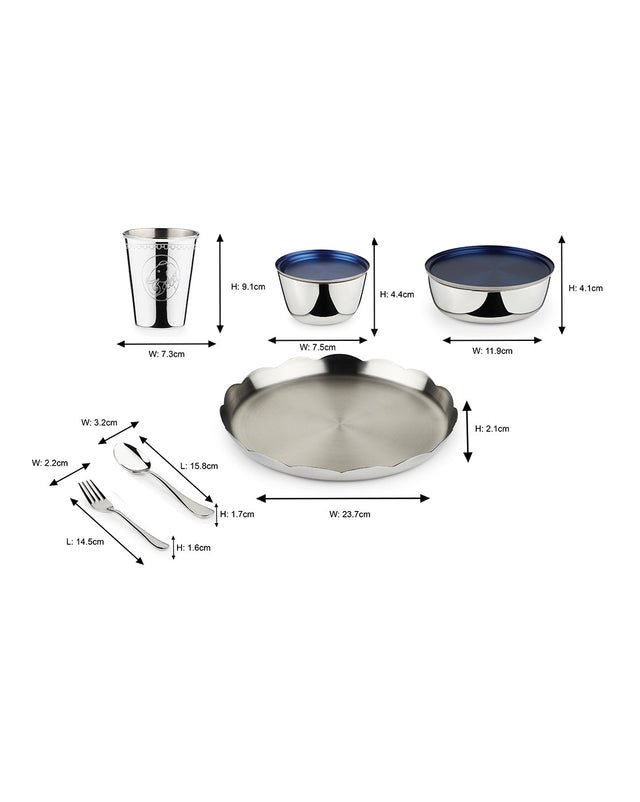 Carnival Luxury Dinner Set | Blue