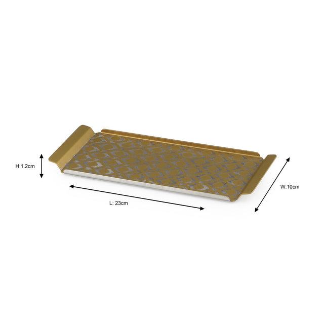 Ikat Tray | Gold