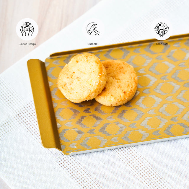 Ikat Tray | Gold
