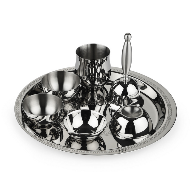 Etching Pooja Thali