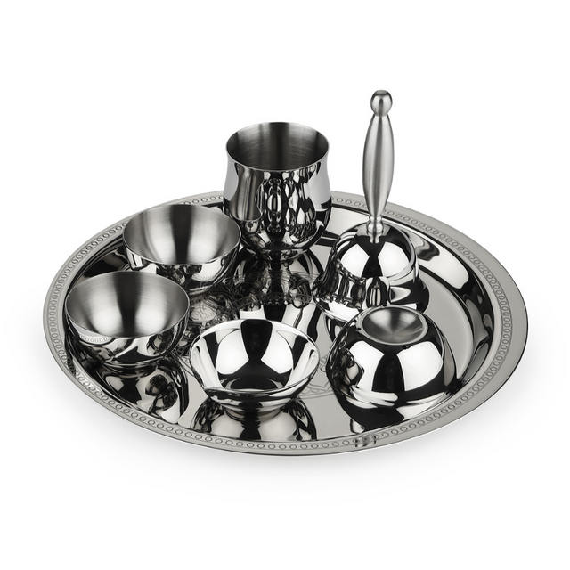 Etching Pooja Thali