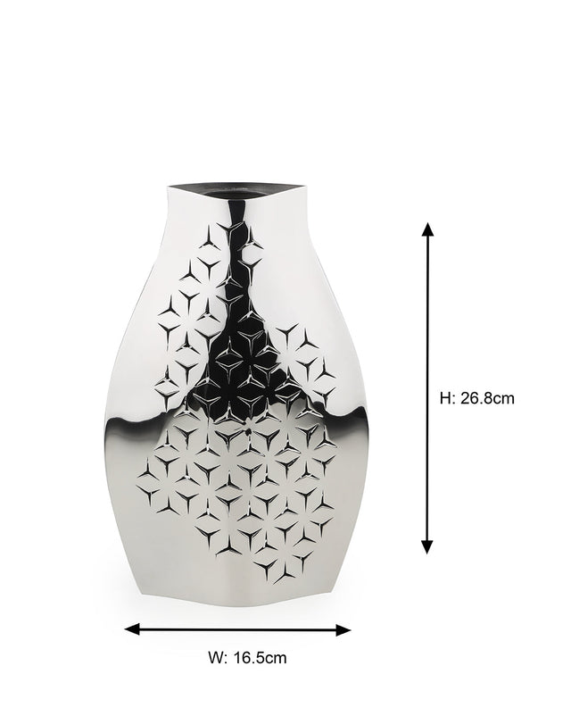 Steel Flower Vase Pico | Luxury Home Decor Vase