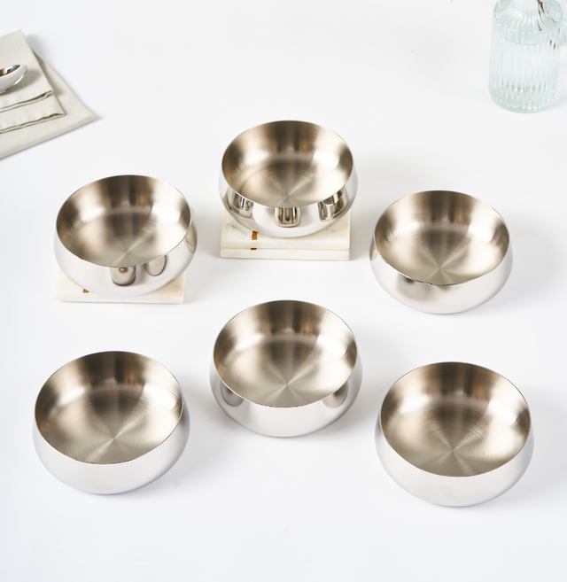 Deco Line Dahi Bhalla Luxury Katori Set | Set of 6