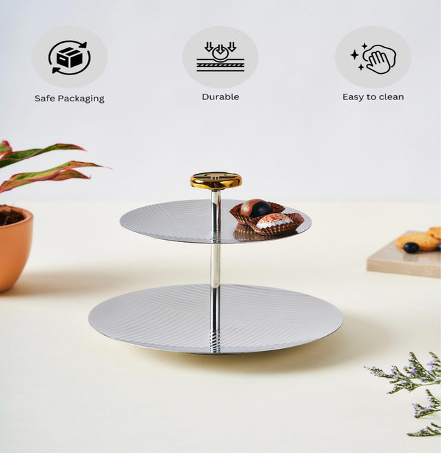 Deco Two Tier Platter