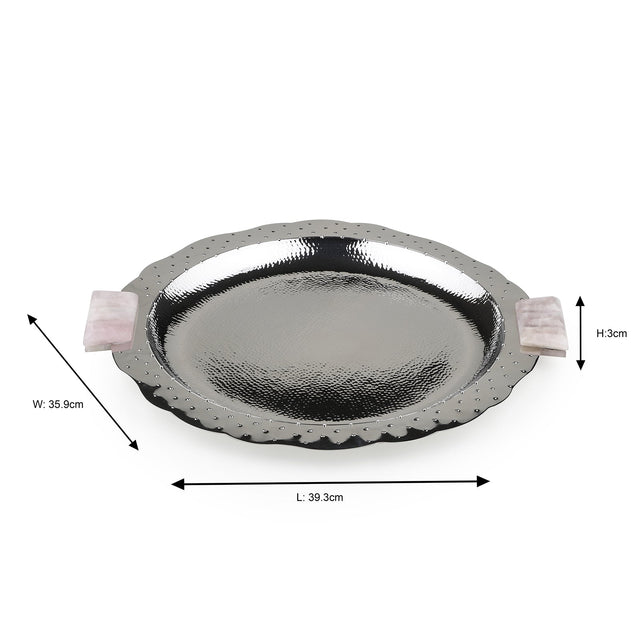 Polka Platter with Handle | Small