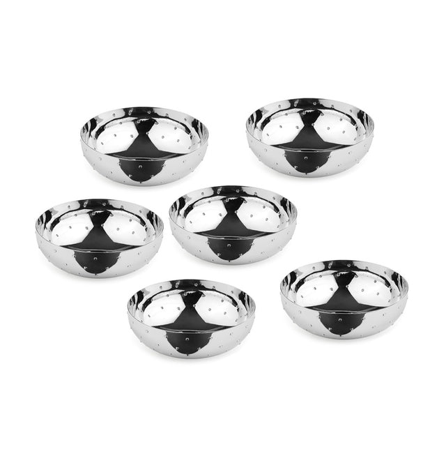 Polka Dahi Bhalla Katori | Set of 6