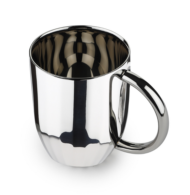 Dome Luxury Stainless Steel Coffee Mugs | Set of 2