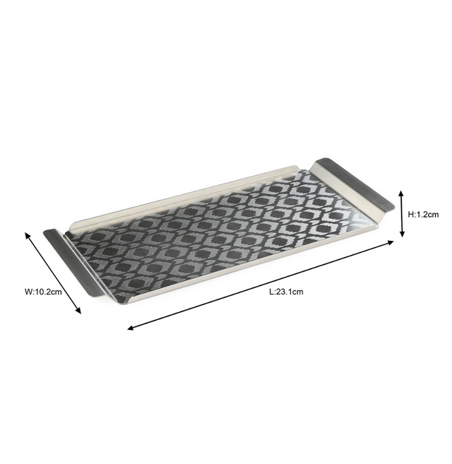 Ikat Tray Matt Finish | Small