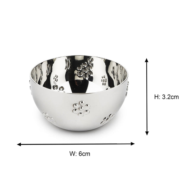 Polka Flower Chutney Katori | Set of 6