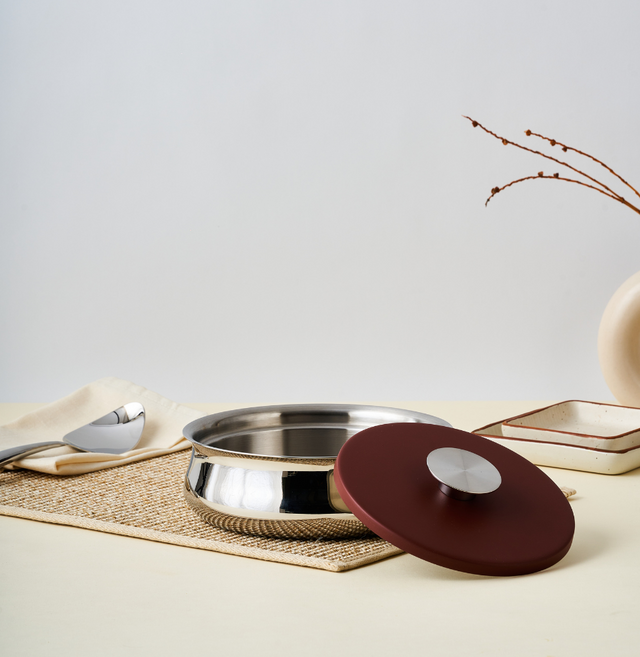 Rusty Red Doubly Bowl | Large