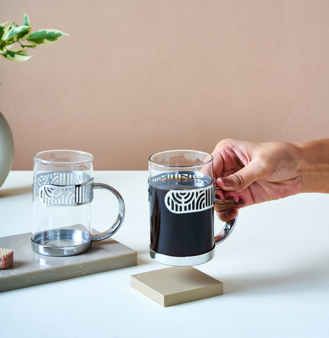 Lattice Mug Set of 2