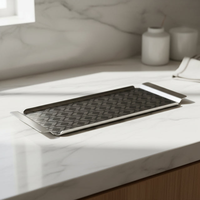 Ikat Tray Matt Finish | Medium