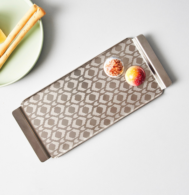 Ikat Tray Matt Finish | Small