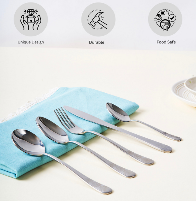 Eden Luxury Cutlery Set of 30