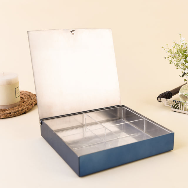 Inline Diamond Square Box | L | 200X200 | Blue