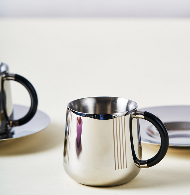Deco Cup & Saucer | Luxury Cup Set of 2