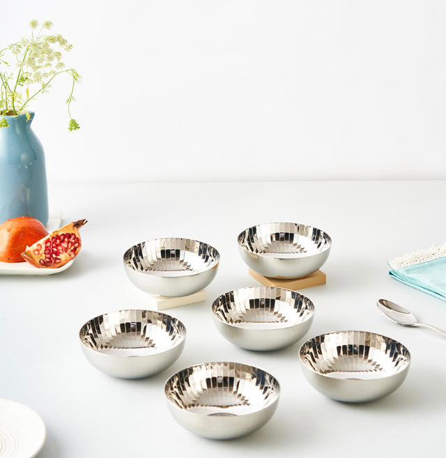 Rhythm Garden Dahi Bhalla Katori | Set of 6