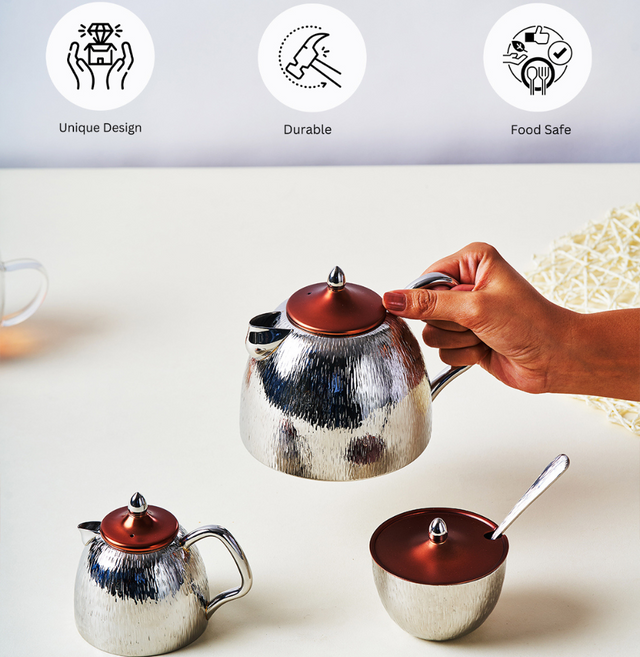 Renaissance Tea Set For Everyday | Rust