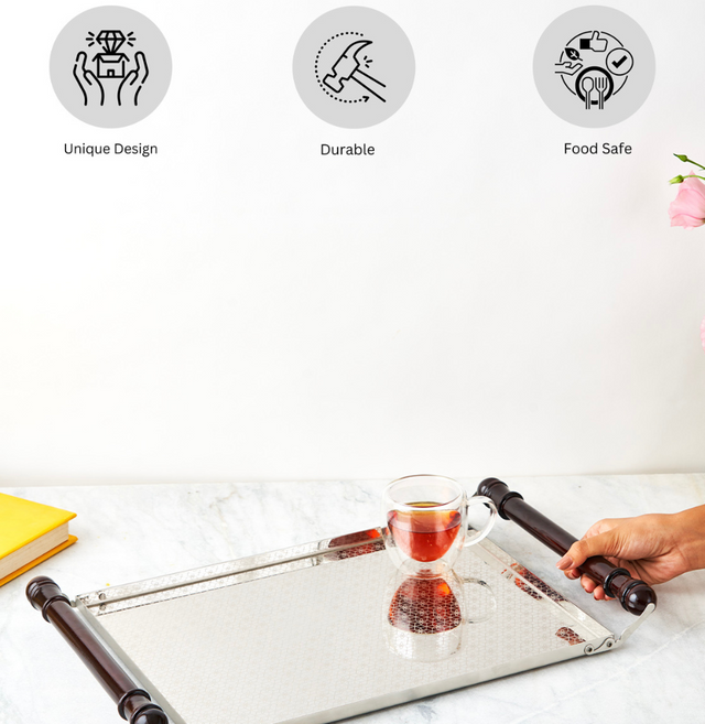 Pinkcity Collection Serving Tray Etching