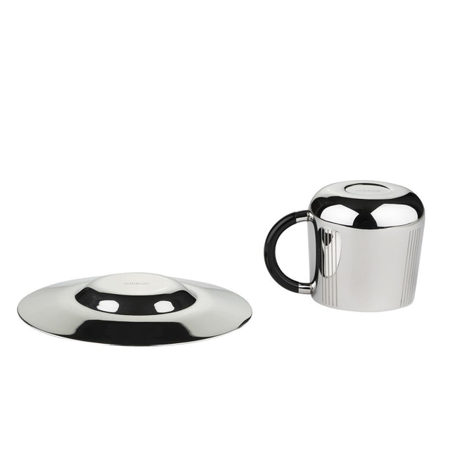 Deco Cup & Saucer Set of 2