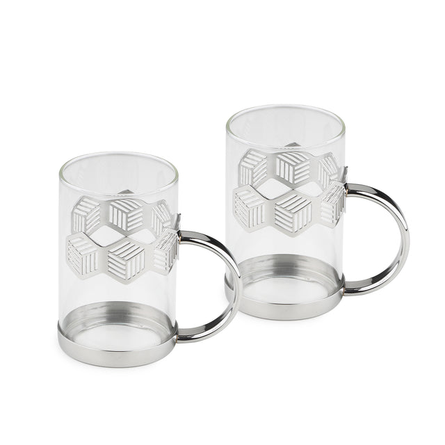 Deco Hexagon Mug | Set of 2