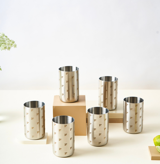 Zenith Stainless Steel Tumbler | Set of 6