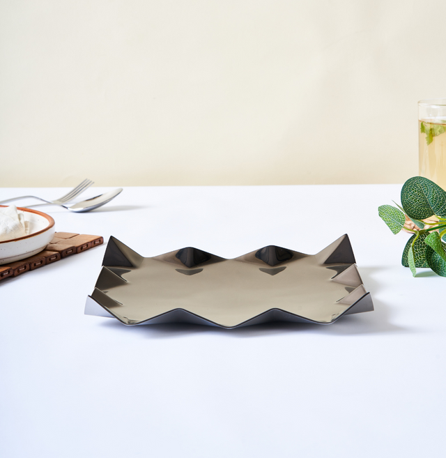 Criss Cross Platter With PU - Small