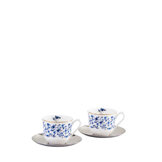 Royal Lapiz Cup and Saucer | Set of 2