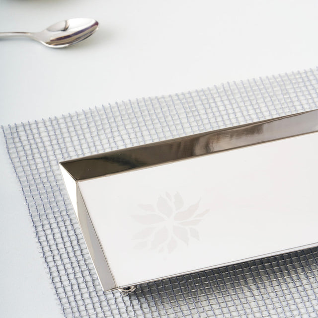 Flower Longish Platter | Large