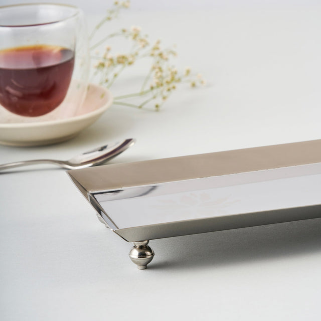 Flower Longish Platter | Large