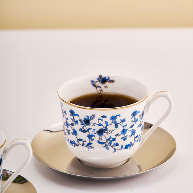 Royal Lapiz Cup and Saucer | Set of 2
