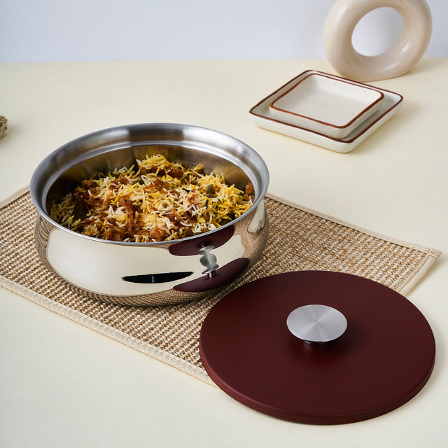 Rusty Red Doubly Dal Bowl