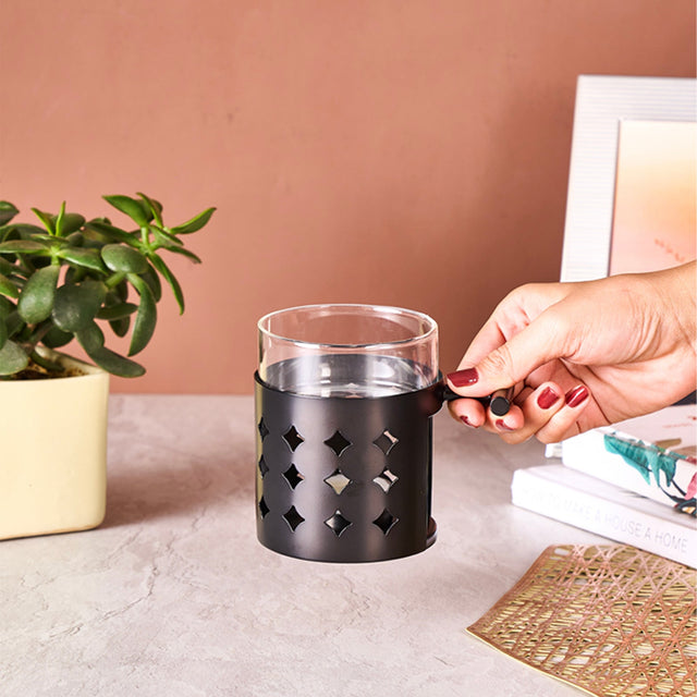 Stainless Steel Diffuser Diamond Shape | Black